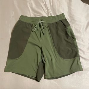 Lululemon Army green shorts! Size M, like new.  Great condition